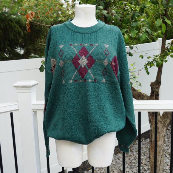 LASA Forest Green Wool Blend Sweater - Picture 4 of 8